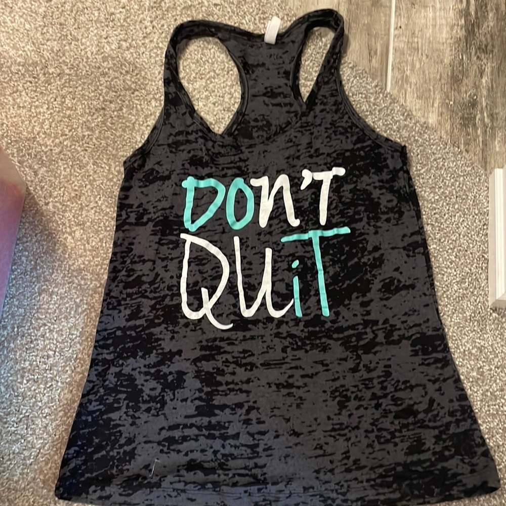 Don’t Quit Mark Classic Razor Back Tank